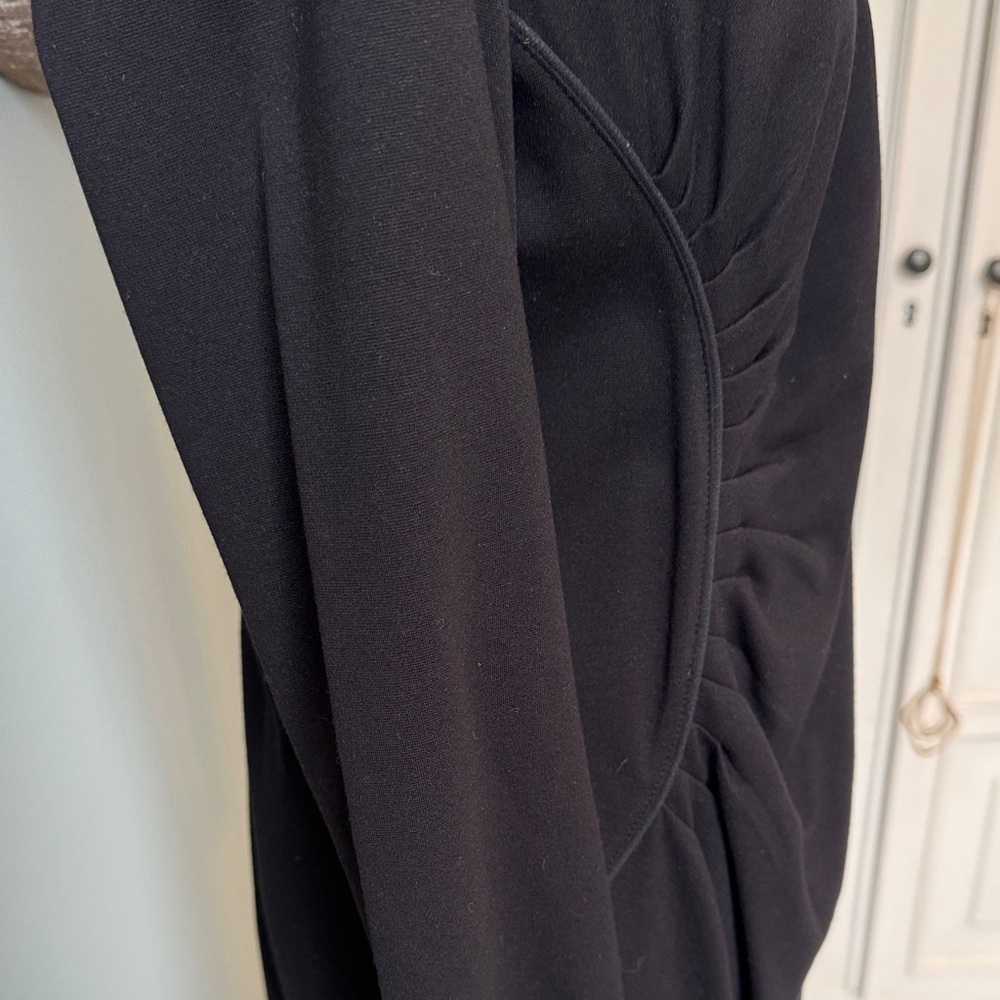 Armani Collezioni Classic Black  3/4 Long Sleeve Dress - Picture 5 of 9